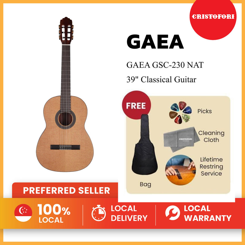 GAEA GSC-230 NAT 39" Classical Guitar