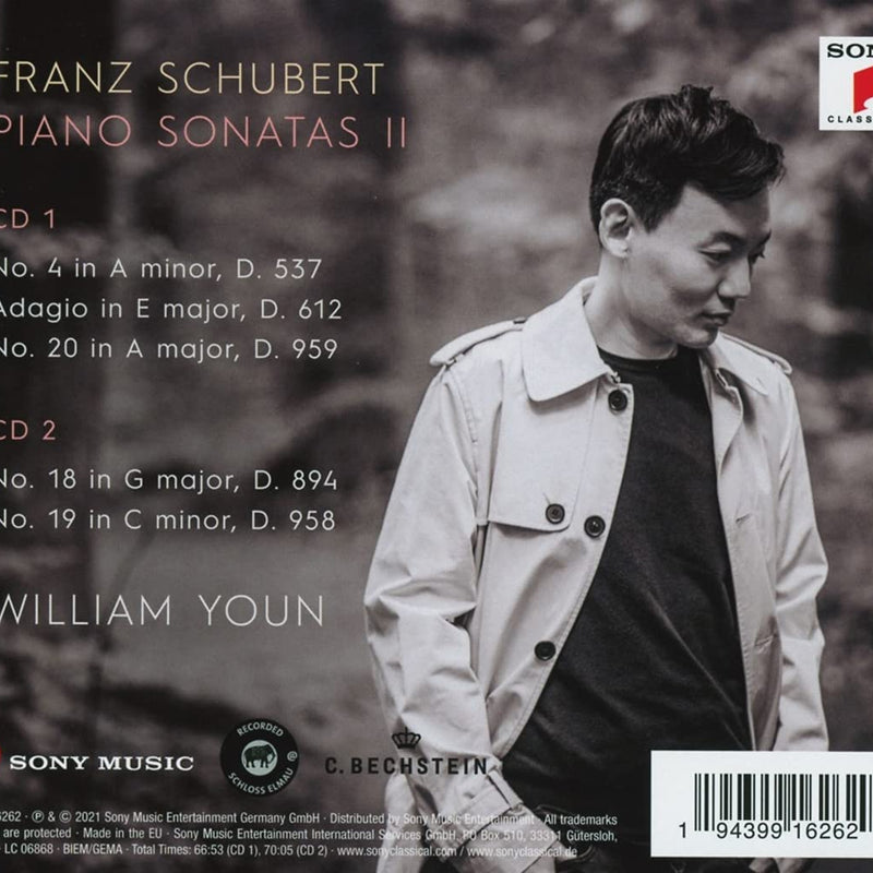 William Youn CD Album- Schubert Piano Sonata II
