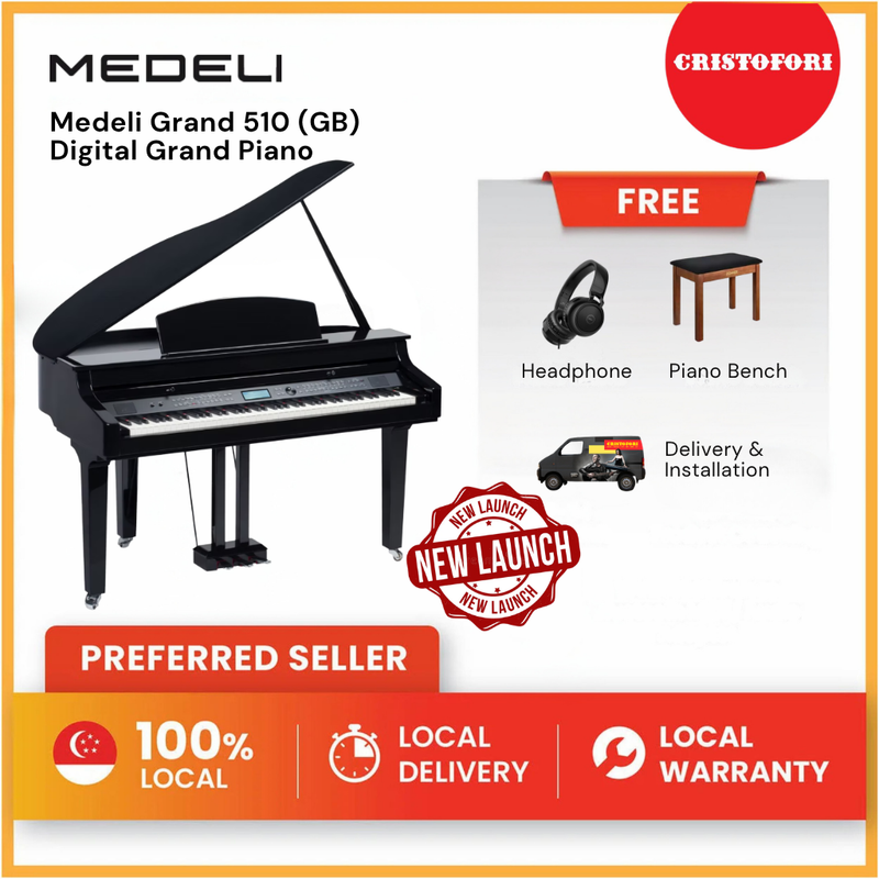 MEDELI Grand 510 (GB) Digital Grand Piano