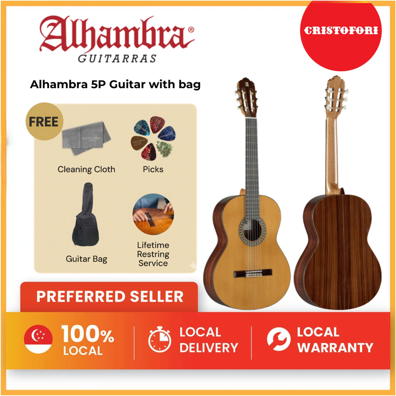 Alhambra 5P Guitar with bag