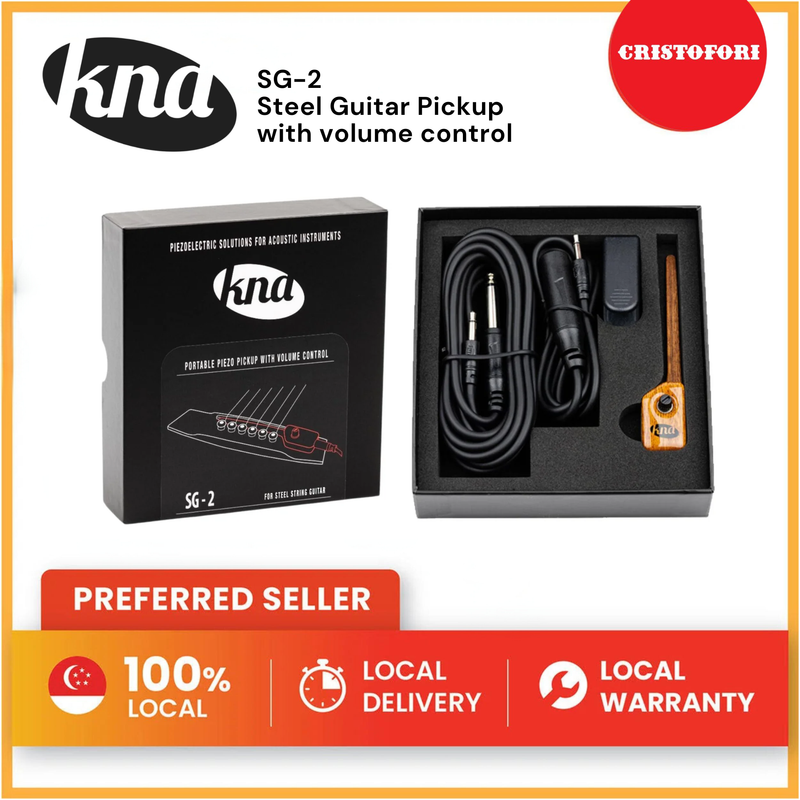 KNA SG-2 Steel String Guitar Pickup with volume control