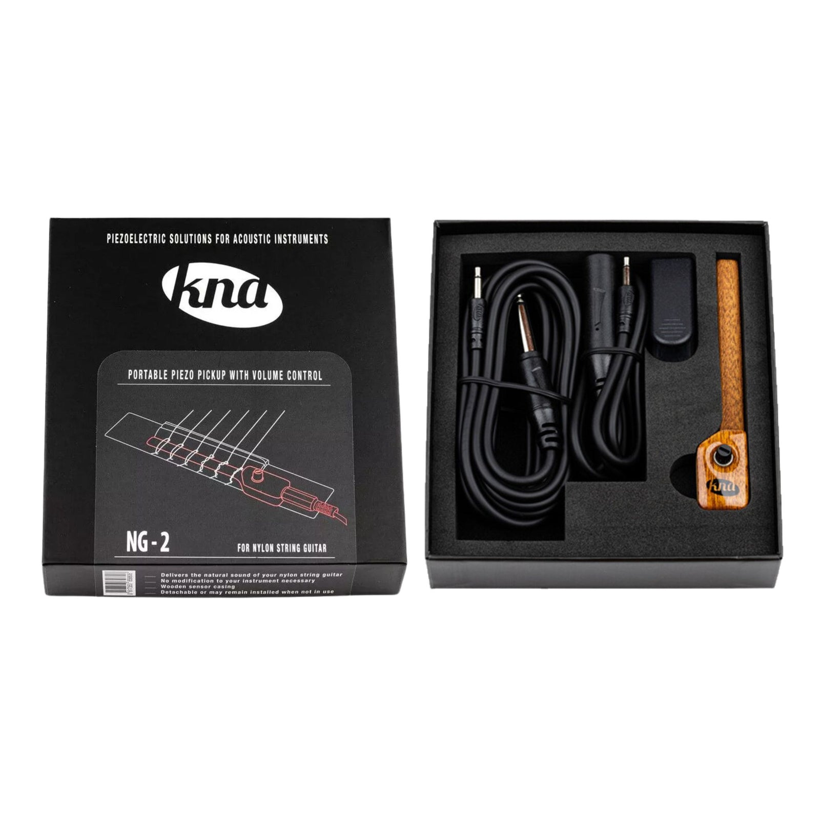 KNA NG-2 Nylon String Guitar Pickup with volume control