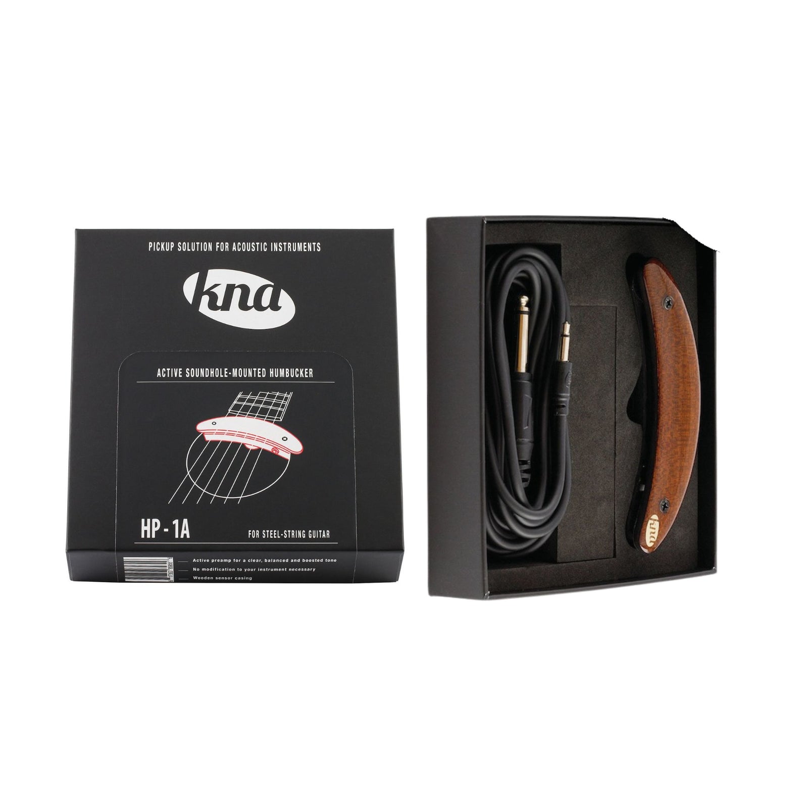 KNA HP-1A double coil / humbucker sound hole guitar pickup