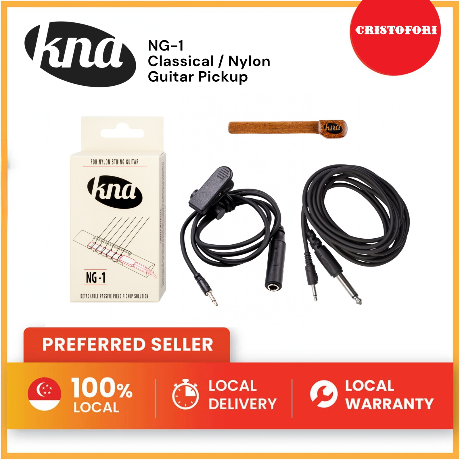 KNA NG-1 Nylon String Gtr Pickup