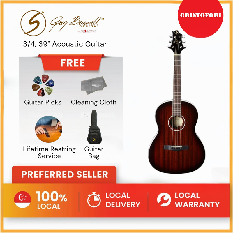Greg Bennett ST9-1/BS Acoustic Guitar – Cristofori Music