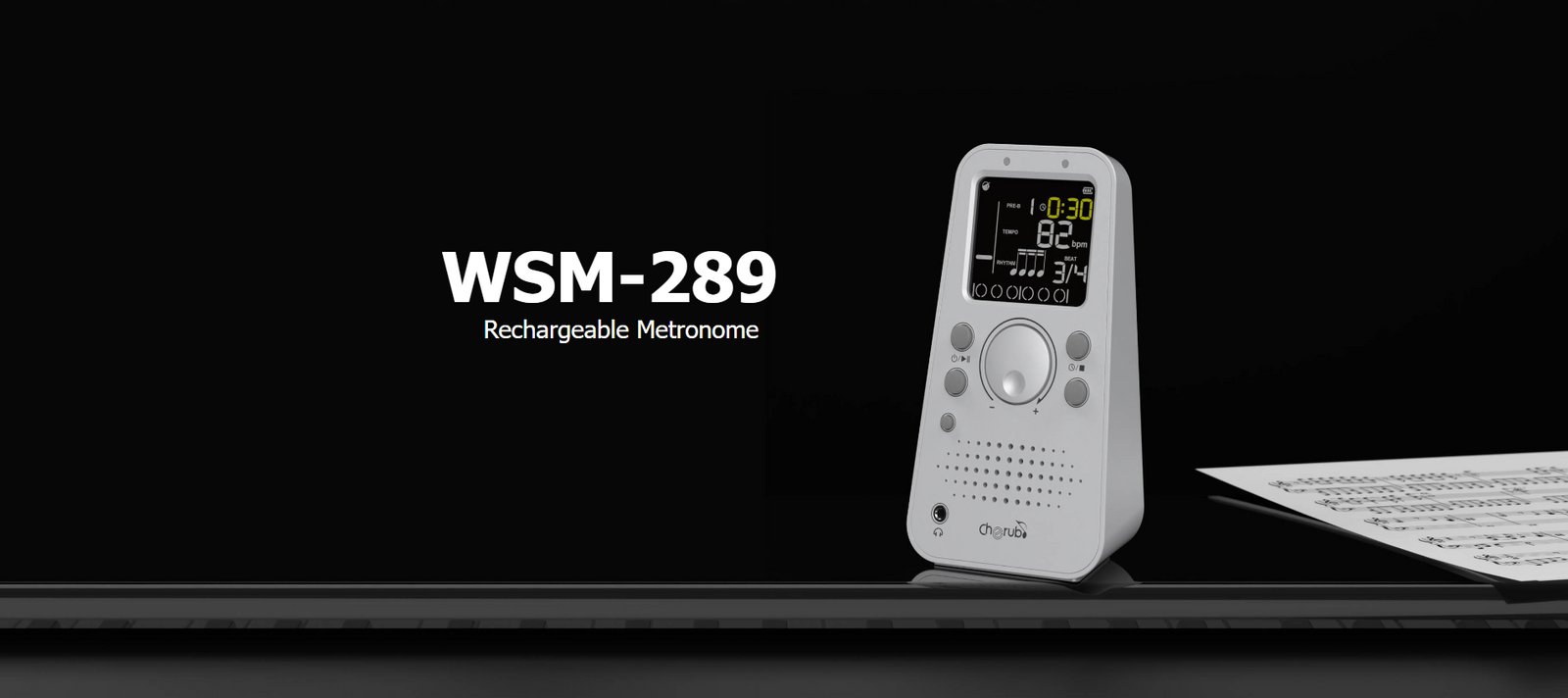 Cherub Rechargeable Metronome WSM-289