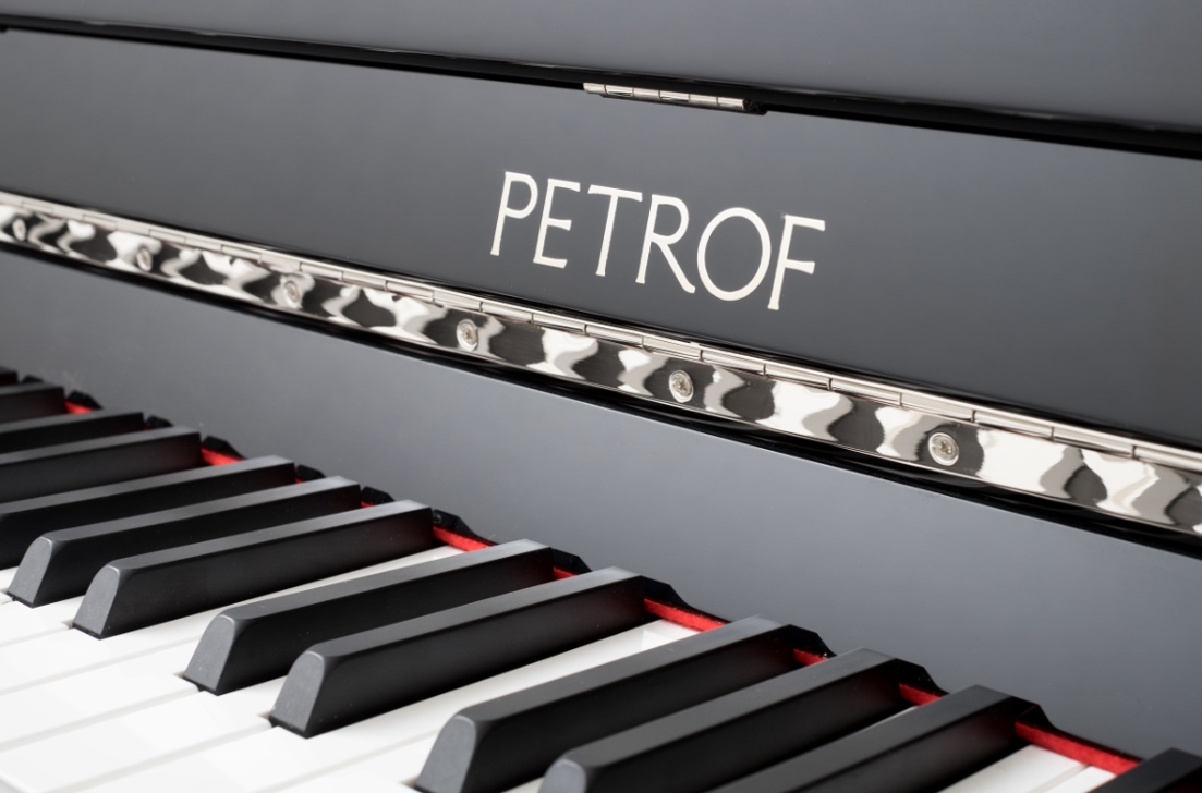 PETROF Upright Piano P118P1 Black