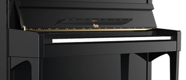 Rosler Upright Piano RD126 Black