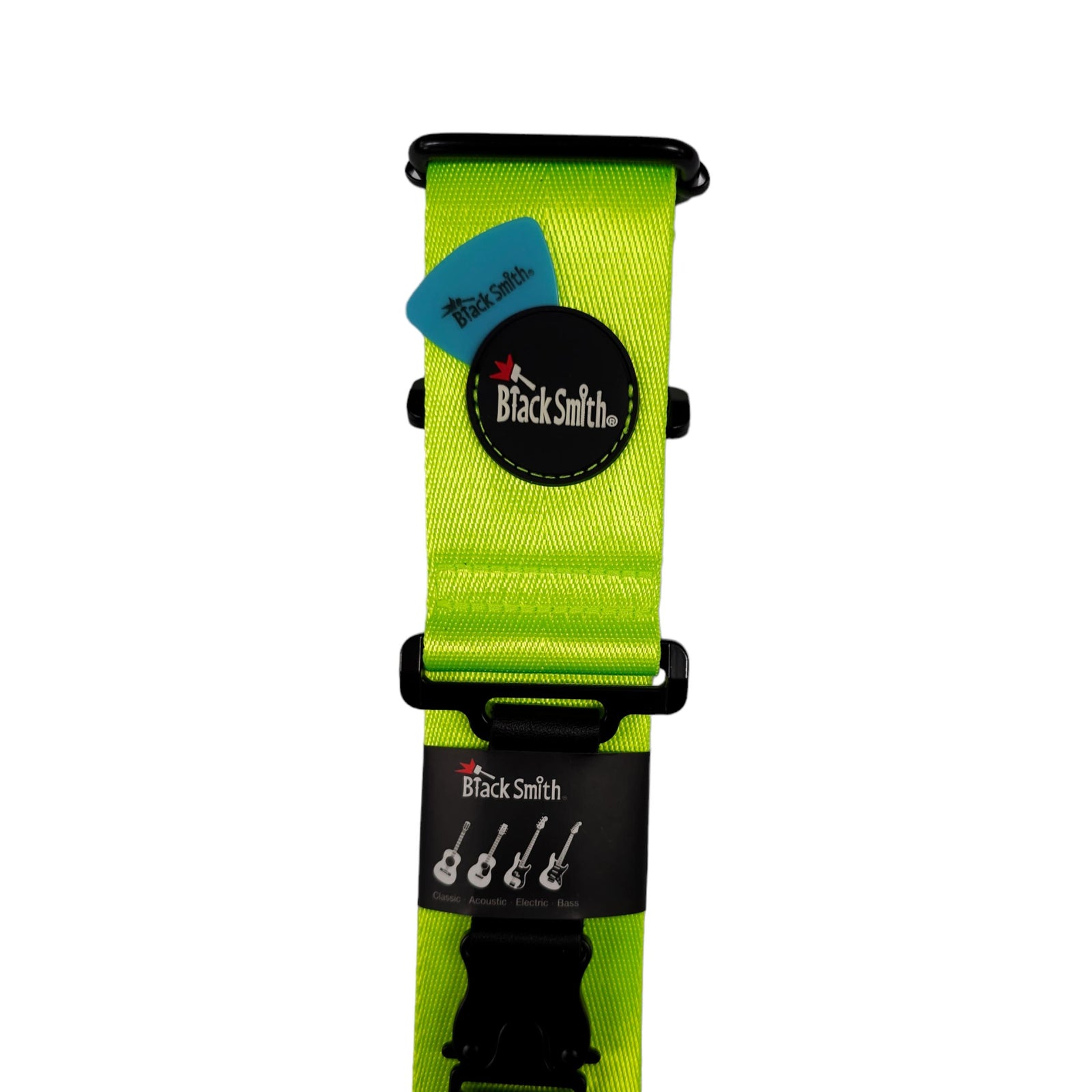 Black Smith NSCBS-005 Clip Buckle Nylon Strap - Green