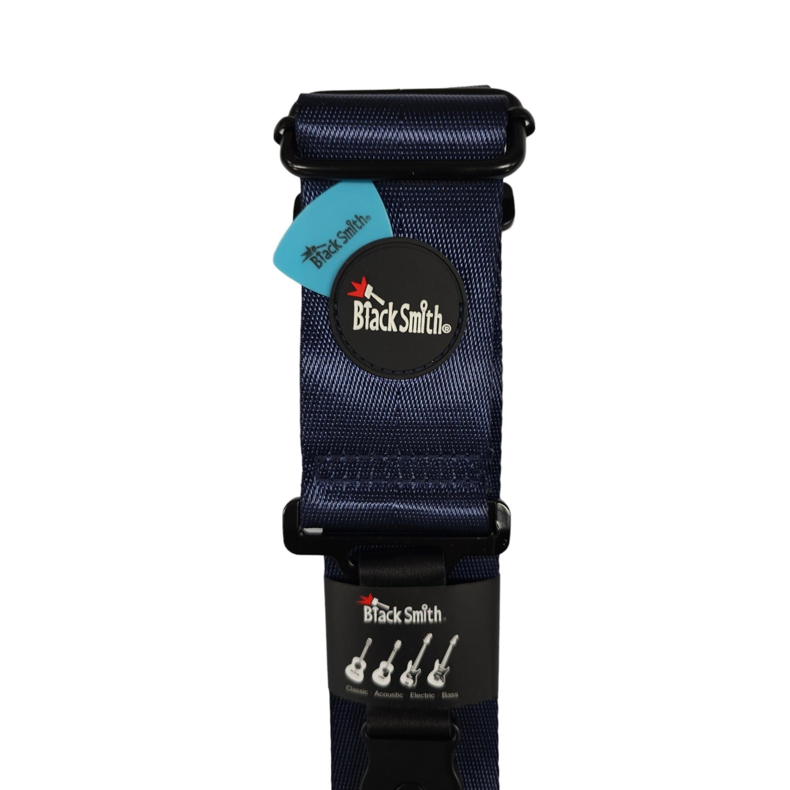 Black Smith NSCBS-009 Clip Buckle Nylon Strap - Navy