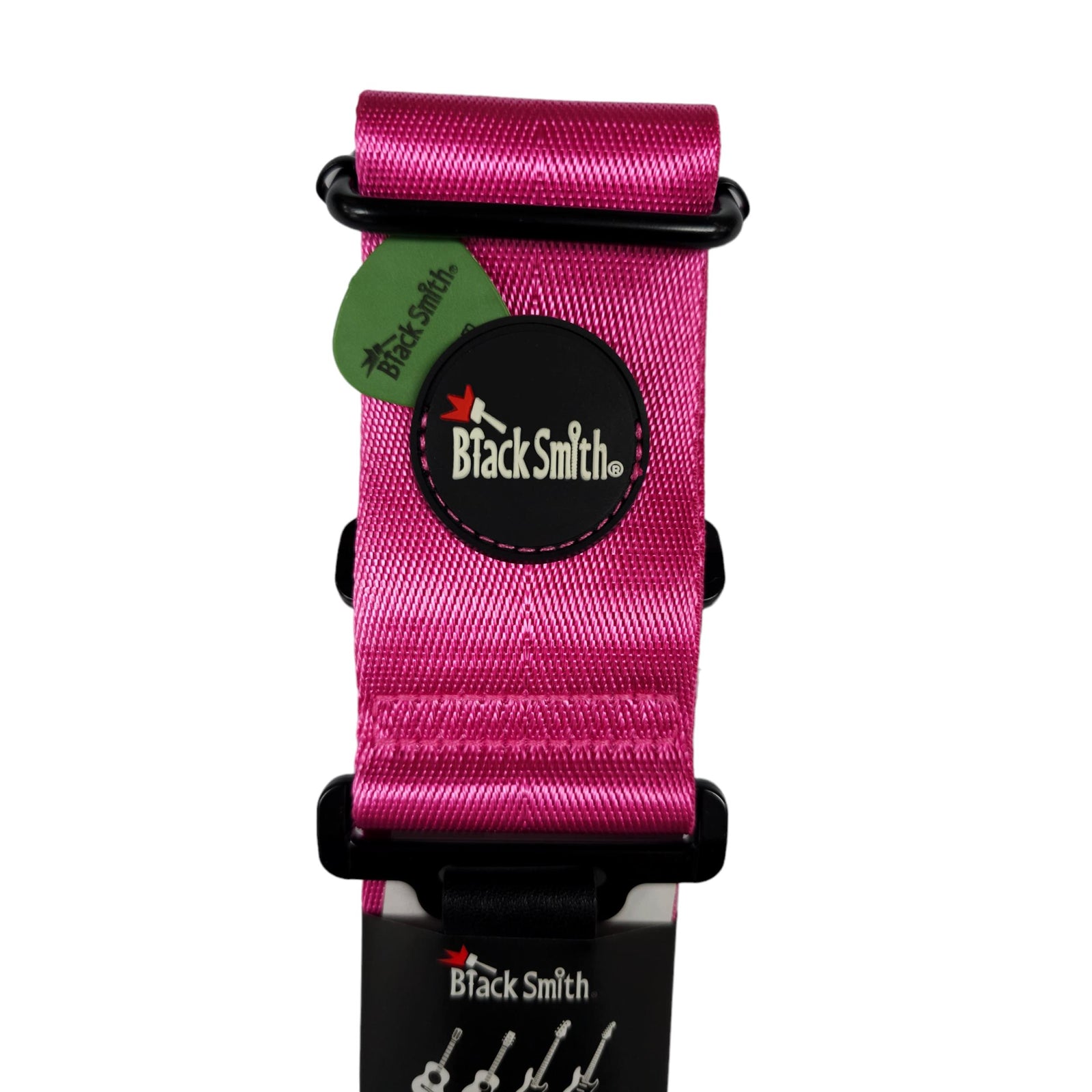 Black Smith NSCBS-0010 Clip Buckle Nylon Strap - Pink