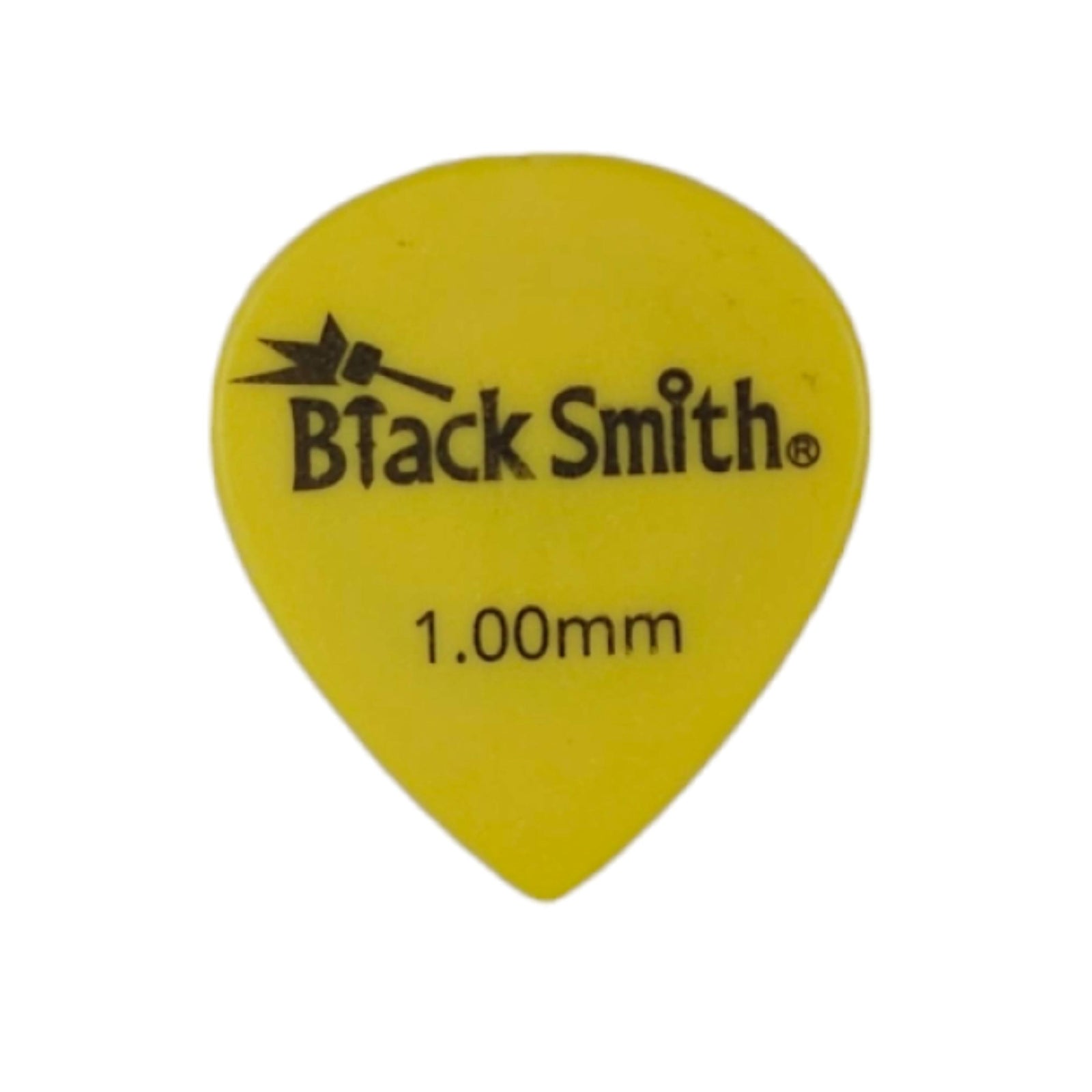 Black Smith Teardrop Guitar Pick (Bag of 12) - 1.0mm (Yellow) - TDP010YW-H