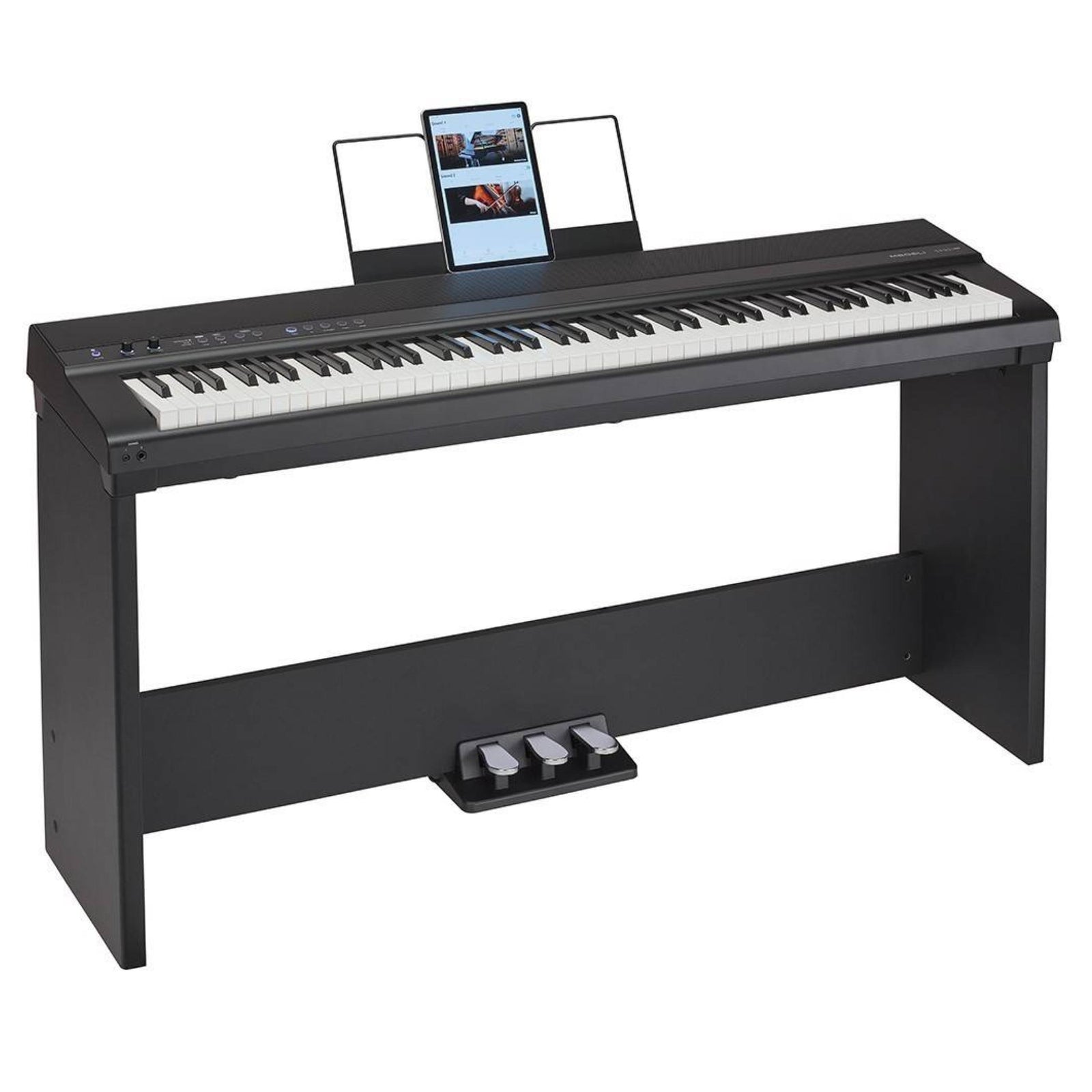MEDELI SP-201 Plus BK Digital Piano with wooden stand