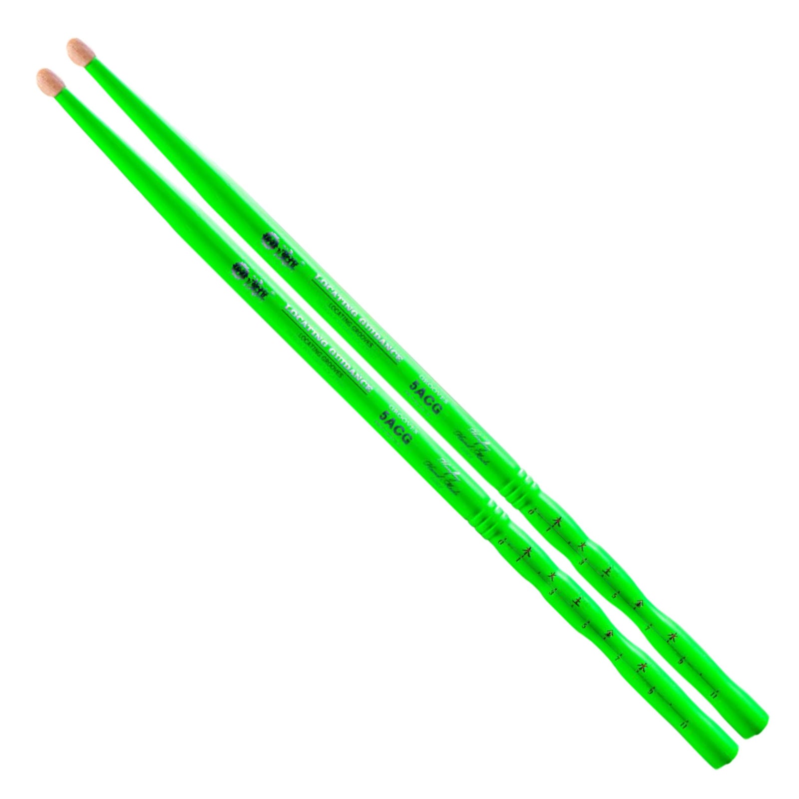 Drumstick - 5ACG Grooves Green