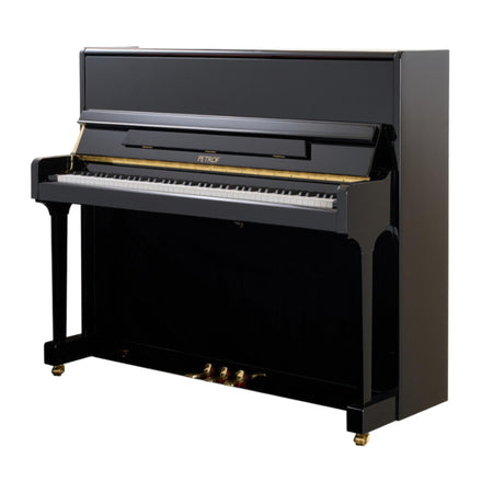 PETROF Upright Piano P-121FD Black