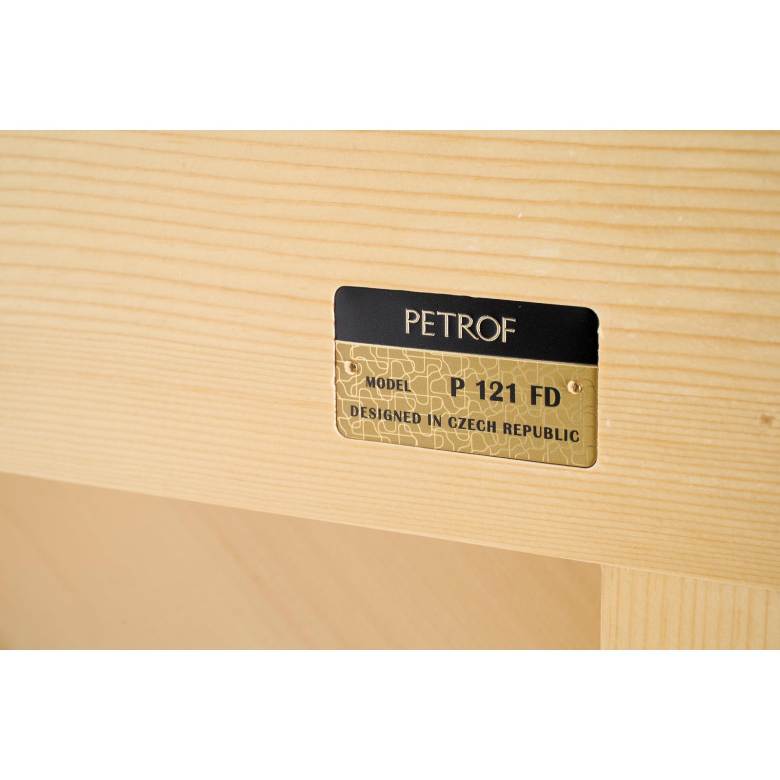 PETROF Upright Piano P-121FD Black