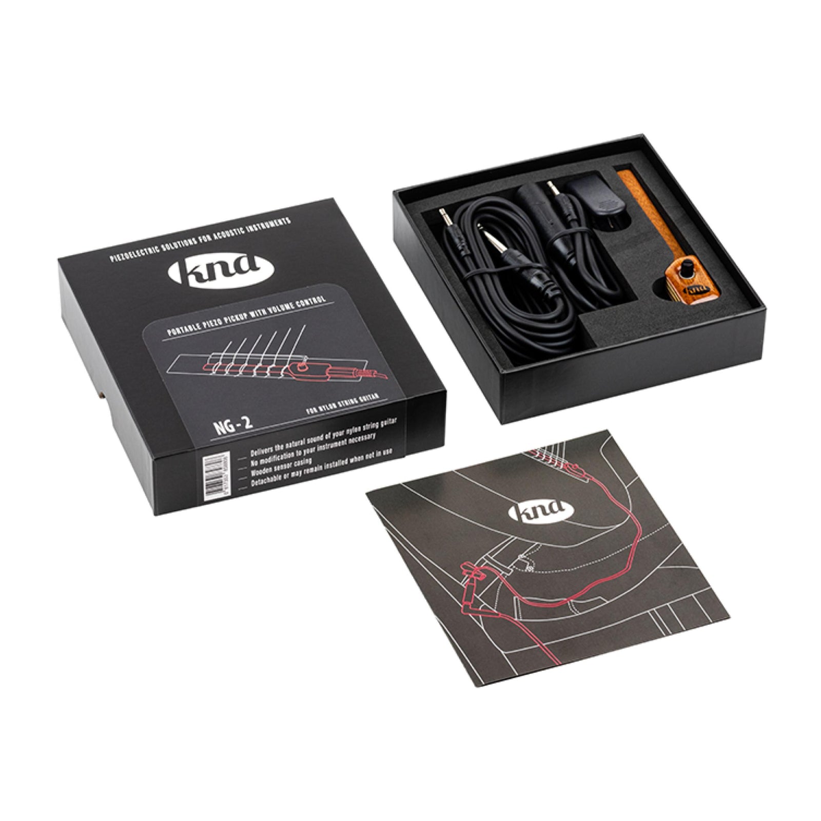 KNA NG-2 Nylon String Guitar Pickup with volume control