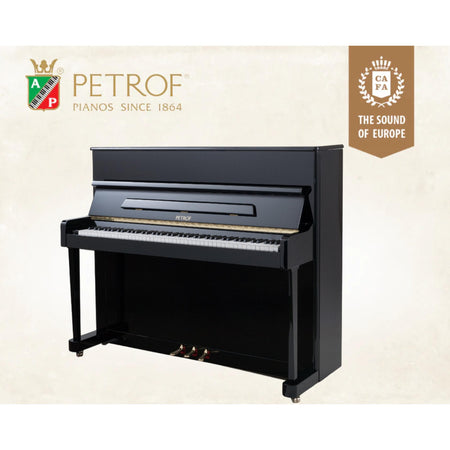 PETROF Upright Piano P118P1 Black