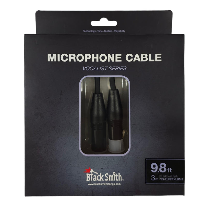 Black Smith VS-XLRFTXLRM3 Mic Cable 3M - XLR (Female) to XLR (Male)