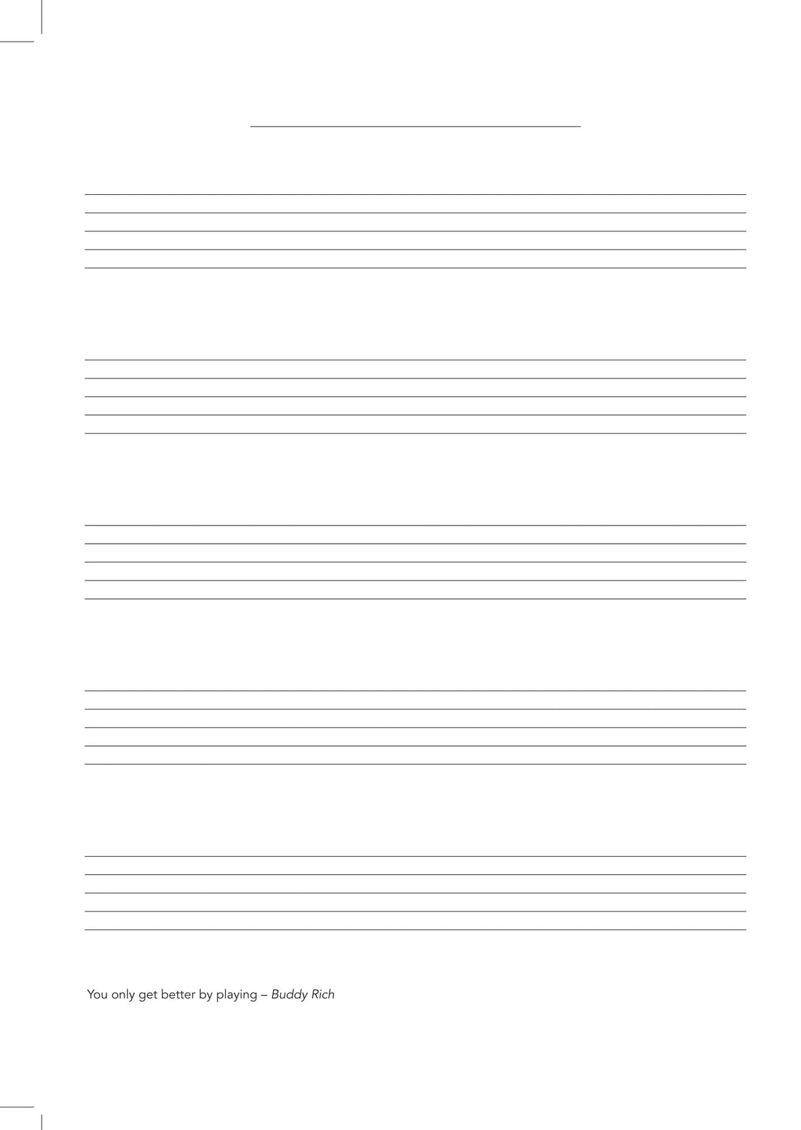 Cristofori Music Exercise Book