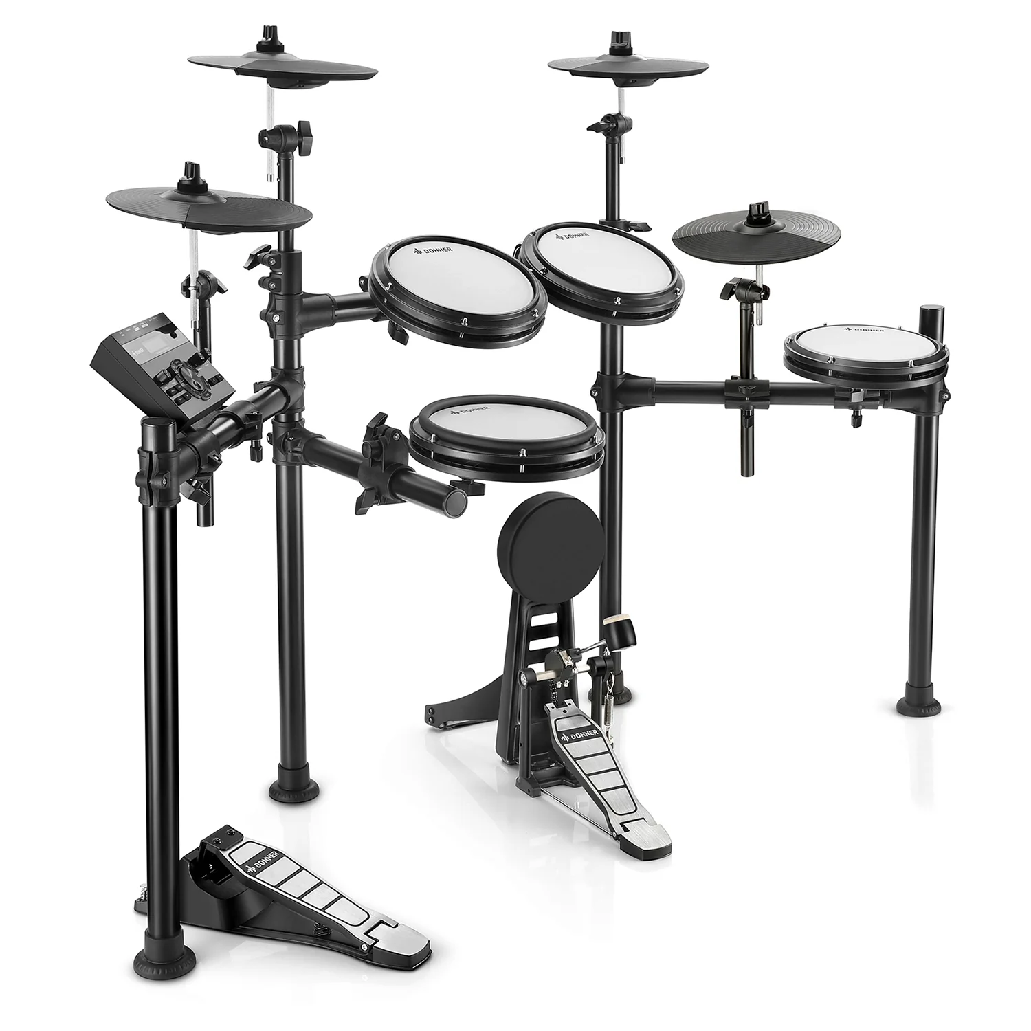 DONNER Electronic Drum Set DED-200 w accessories