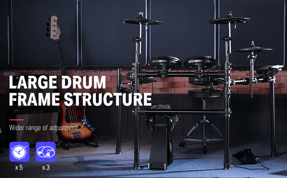 DONNER DED-400 - Professional Full Mesh Head Performance Digital Drum