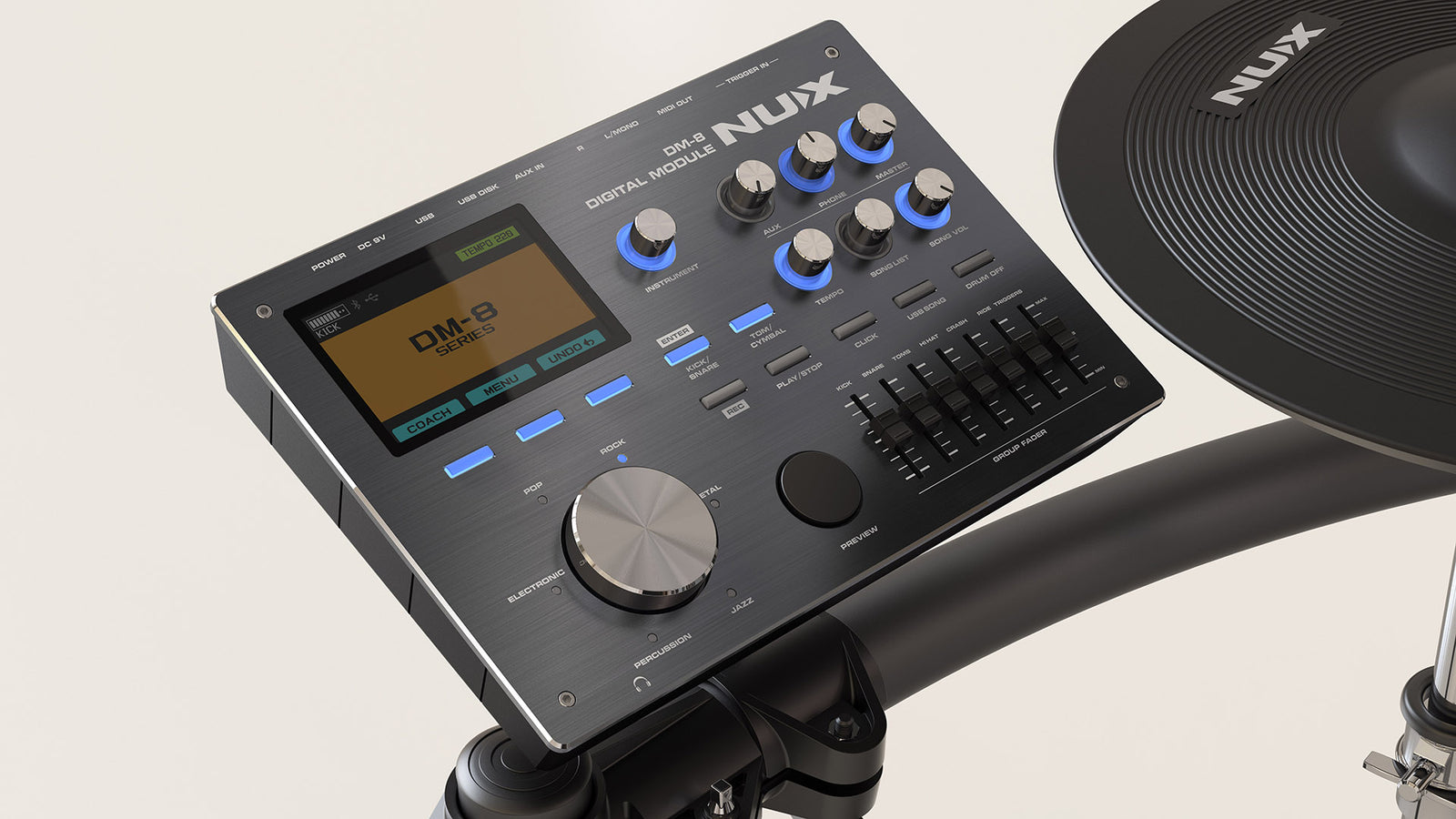 NUX DM-8 Electronic Drum Kit