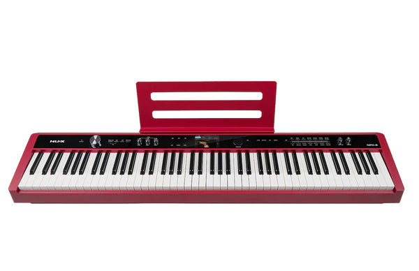 NUX Digital Piano -NPK-20 (Red) - with X Stand