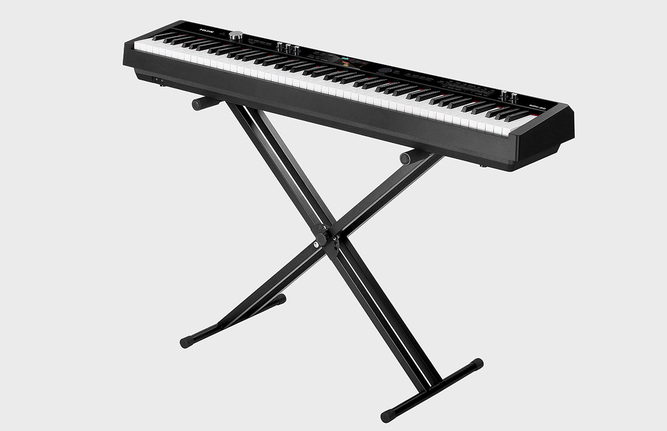 NUX Digital Piano -NPK-20 (Black) - with X Stand