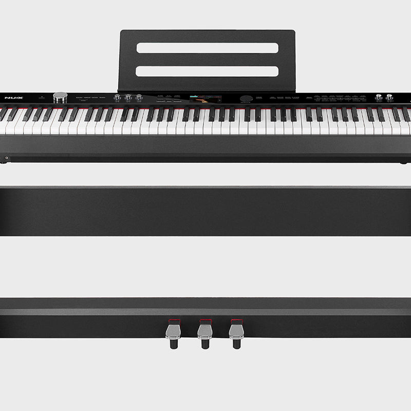 NUX Digital Piano -NPK-20 (Black) - with wooden stand NPS-1