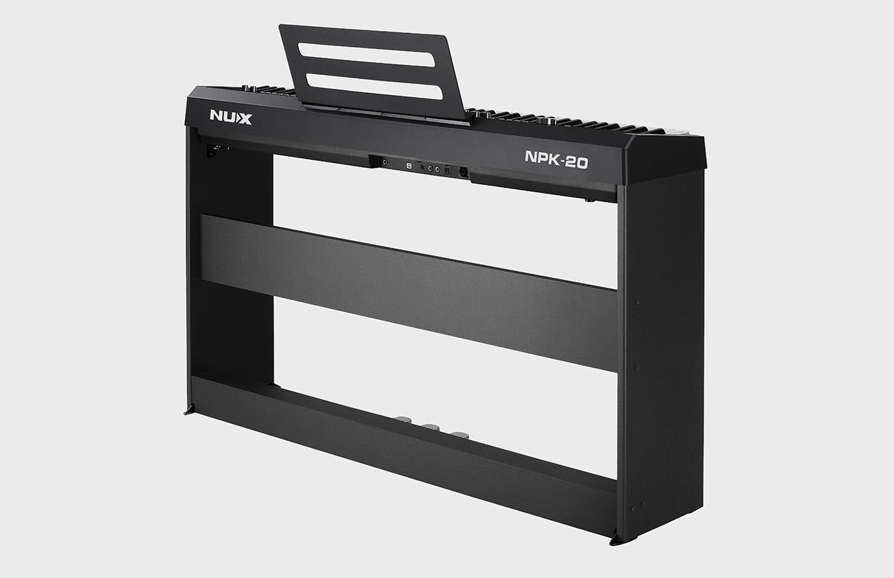 NUX Digital Piano -NPK-20 (Black) - with wooden stand NPS-1