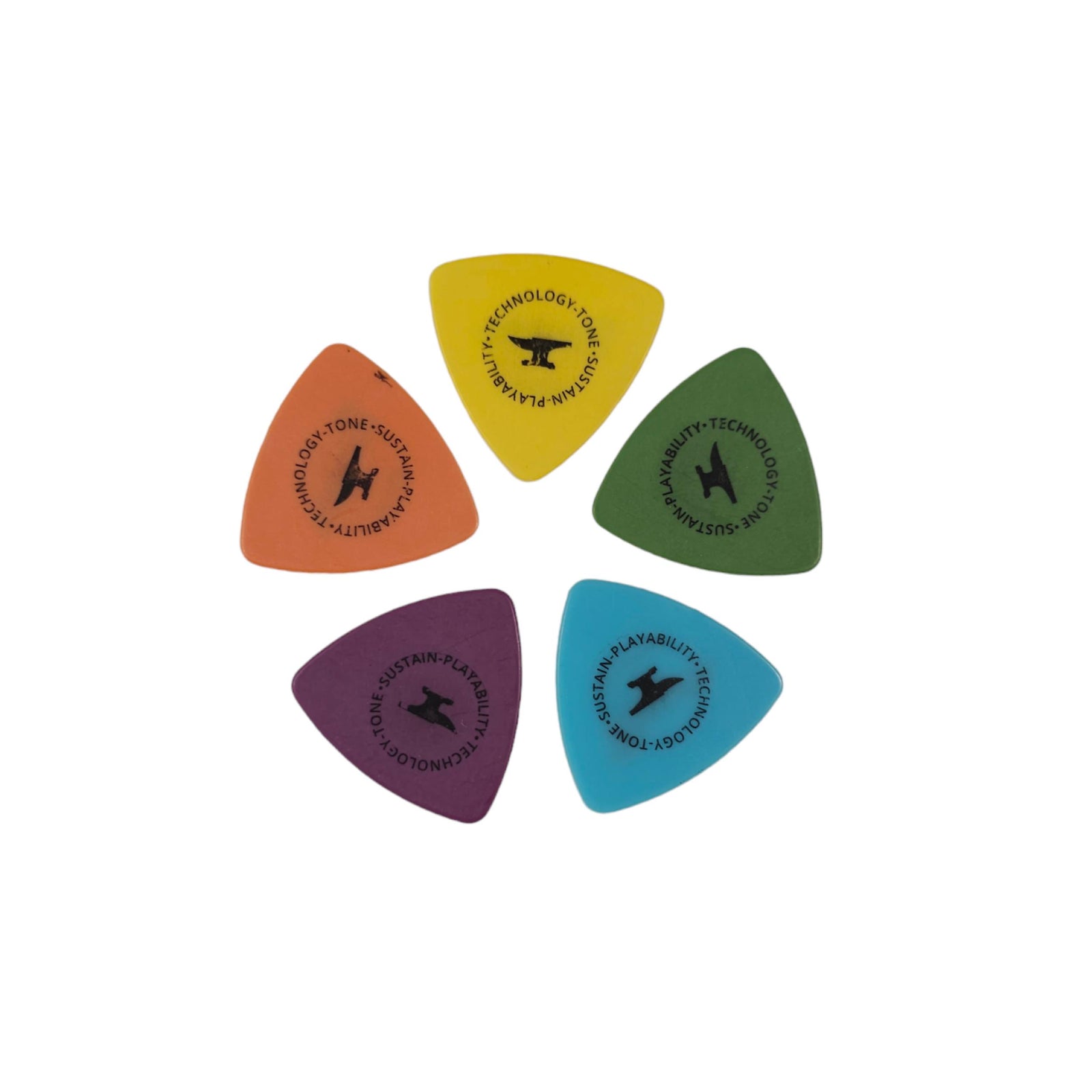 Black Smith Triangle Guitar Pick (Bag of 12) - 0.73mm (Yellow) - TAP073YW-M