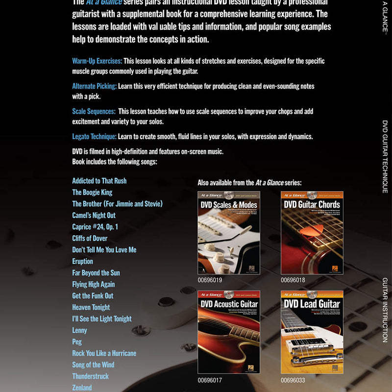 DVD Guitar Technique (DVD and Lesson Book)