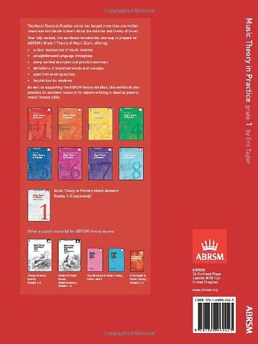 (New) Music Theory in Practice by Eric Taylor - Grade 1