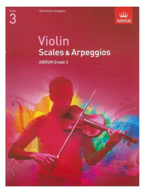 Violin Scales & Arpeggios - Grade 3 (from 2012)