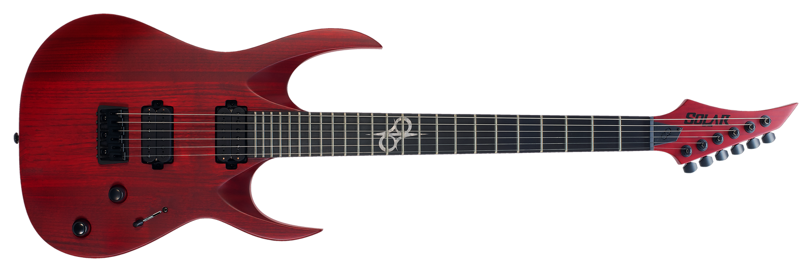 SOLAR A2.6TBR Electric Guitar -Trans Blood Red Matte