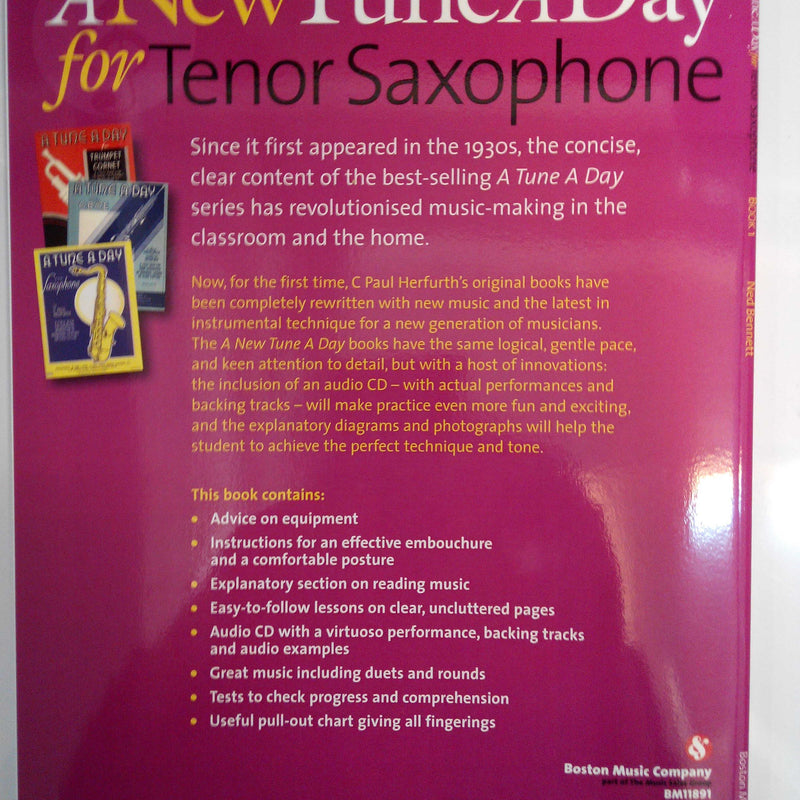 MSL A New Tune A Day Tenor Sax BK/CD