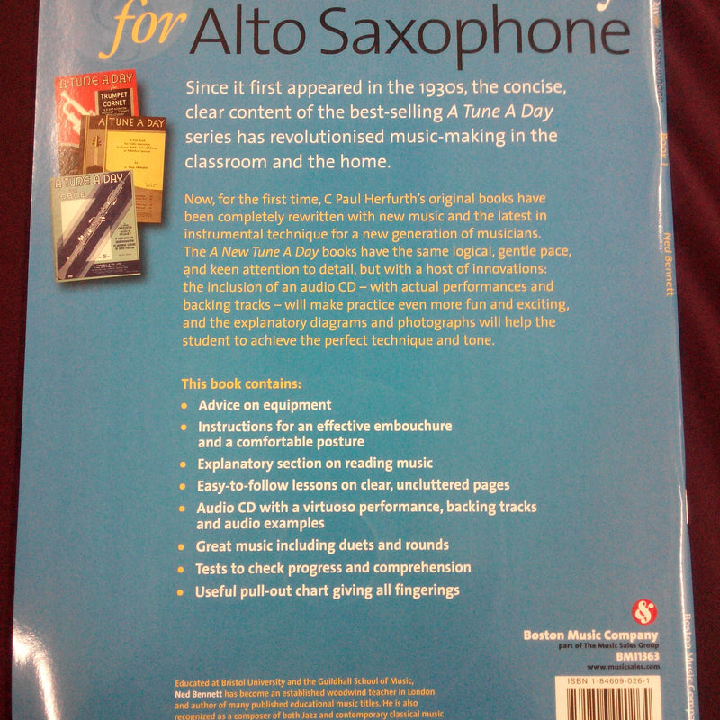 MSL A New Tune A Day Sax Bk1 BK/CD