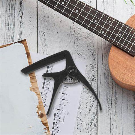 AROMA AC-20U Ukulele Capo - Black