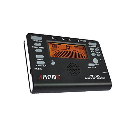 AROMA AMT-580 Metro-Tuner Tone Generator with Piezo Clip