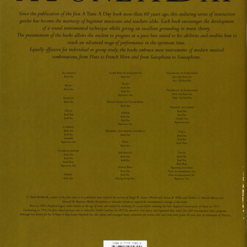 MSL Tune A Day Tbn/Euph Bass Clef Book 1