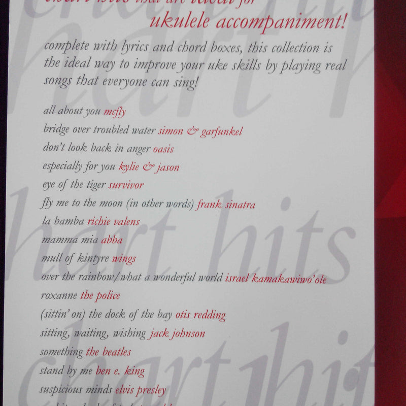 MSL All Time Chart Hits Ukulele Uke BK