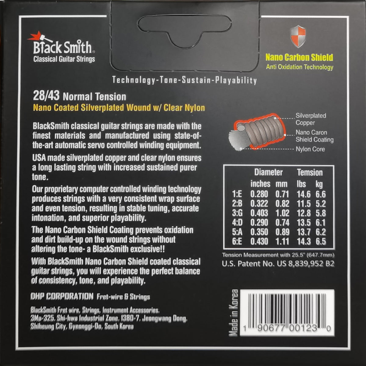 Black Smith A80N Nano Coated Class Gtr String – Cristofori Music