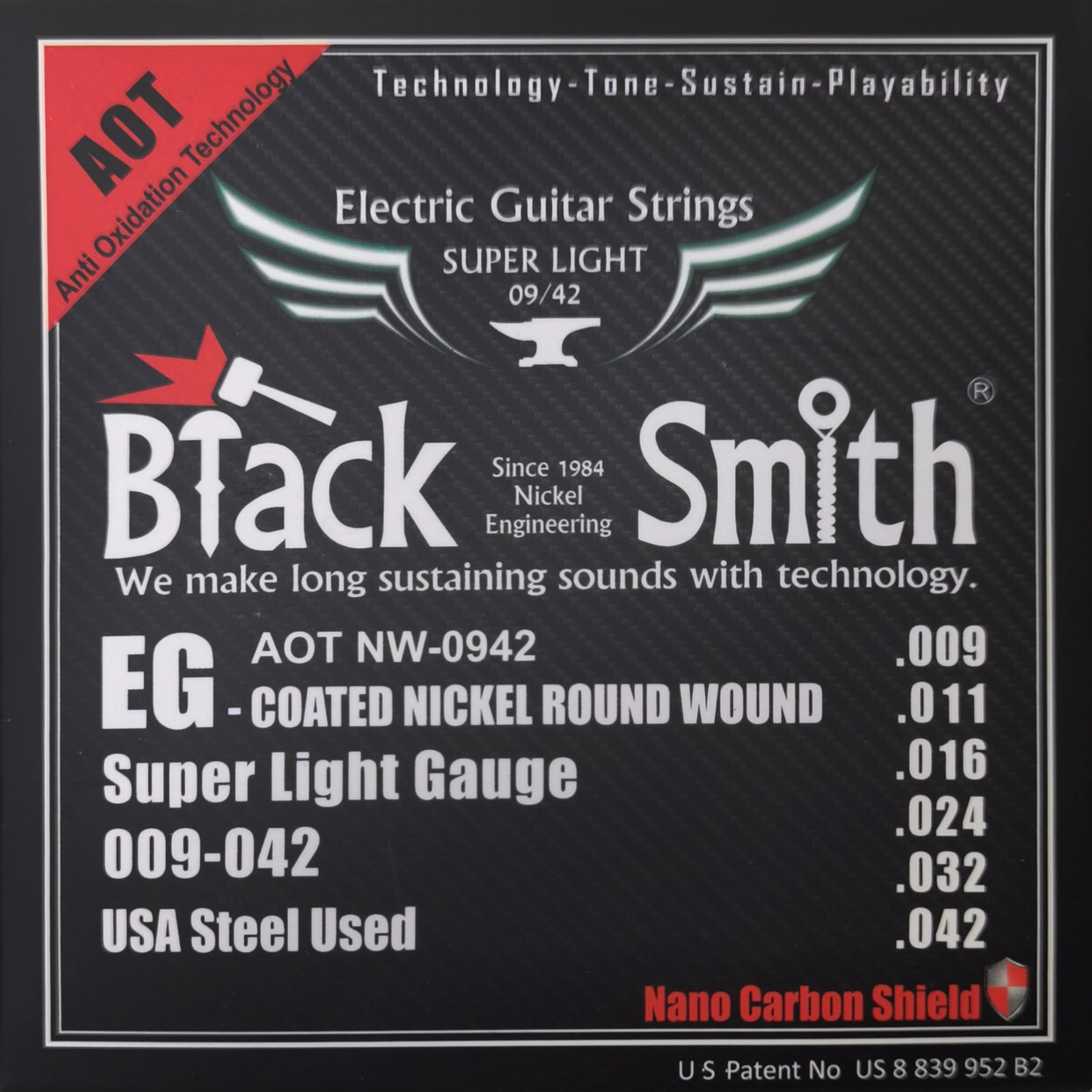 Black Smith ANW-0942 Elec Guitar String