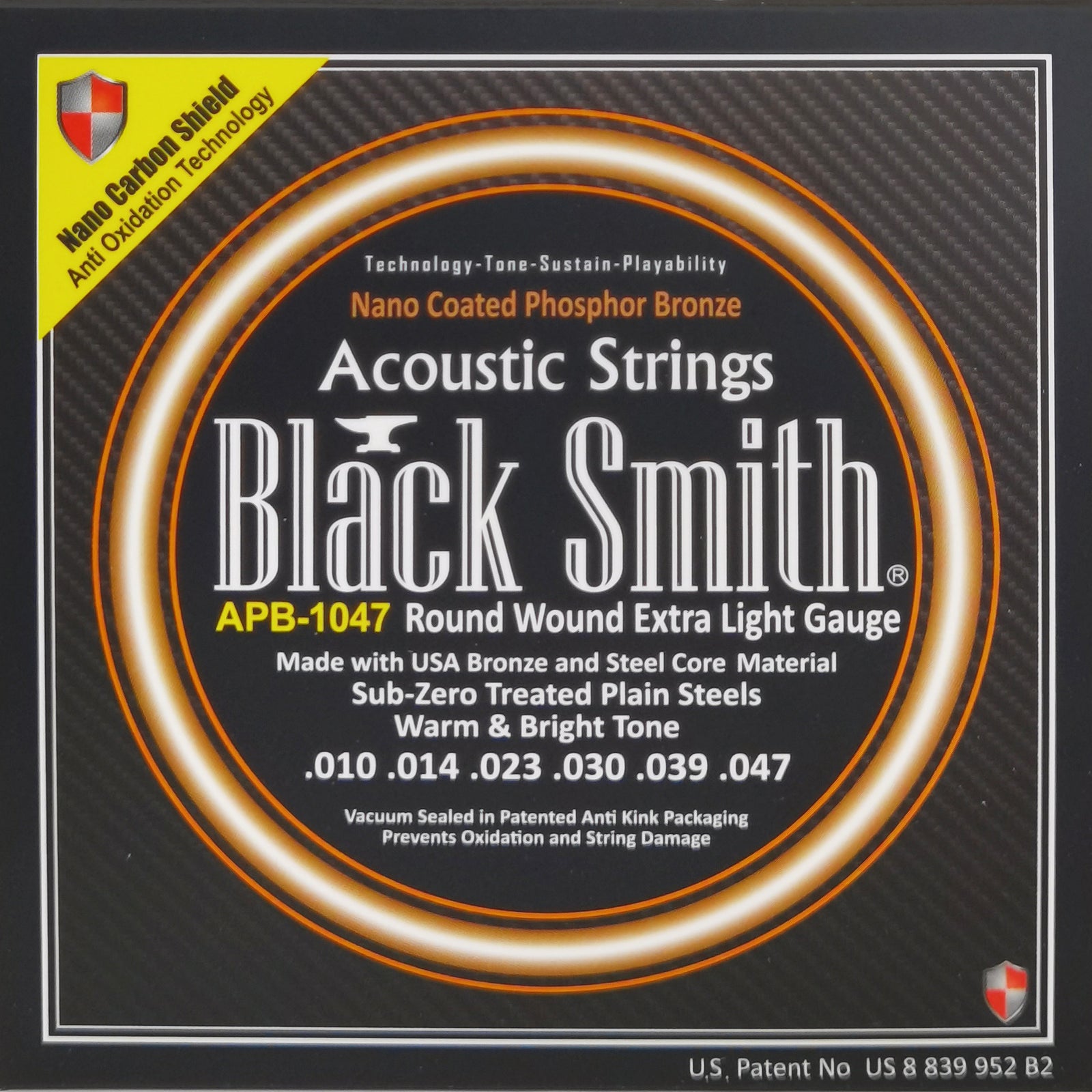 Black Smith AOT APB-1047 Phosphor Bronze Acoustic Guitar String
