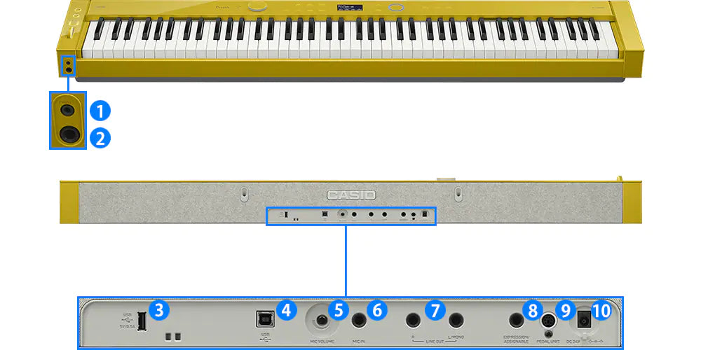 Casio Digital Piano PX-S7000 HM