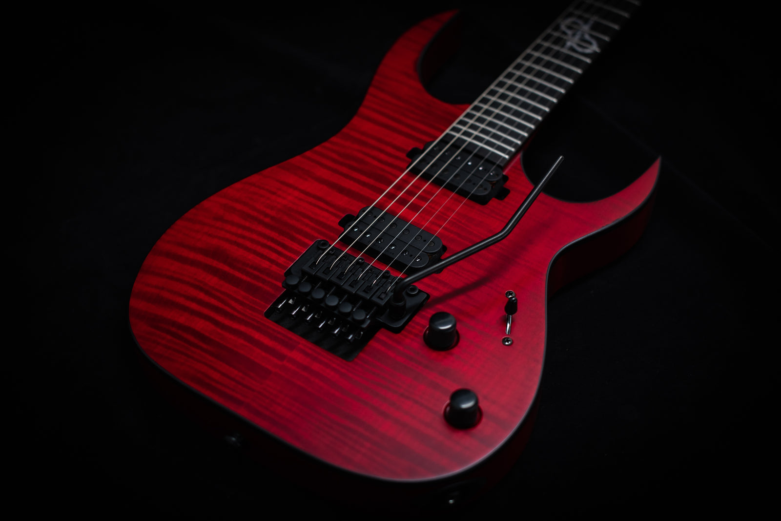 SOLAR S1.6FRFBR Electric Guitar - Flame Blood Red Matte