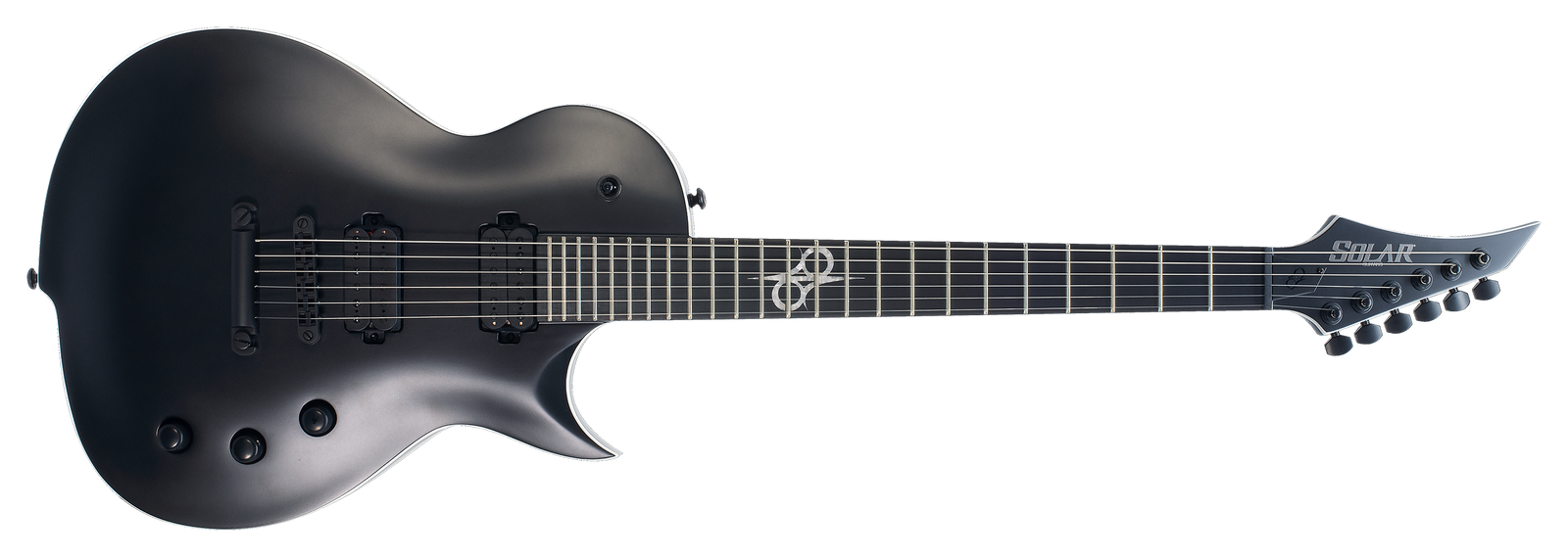 SOLAR GC2.6C Electric Guitar - Carbon Black Matte