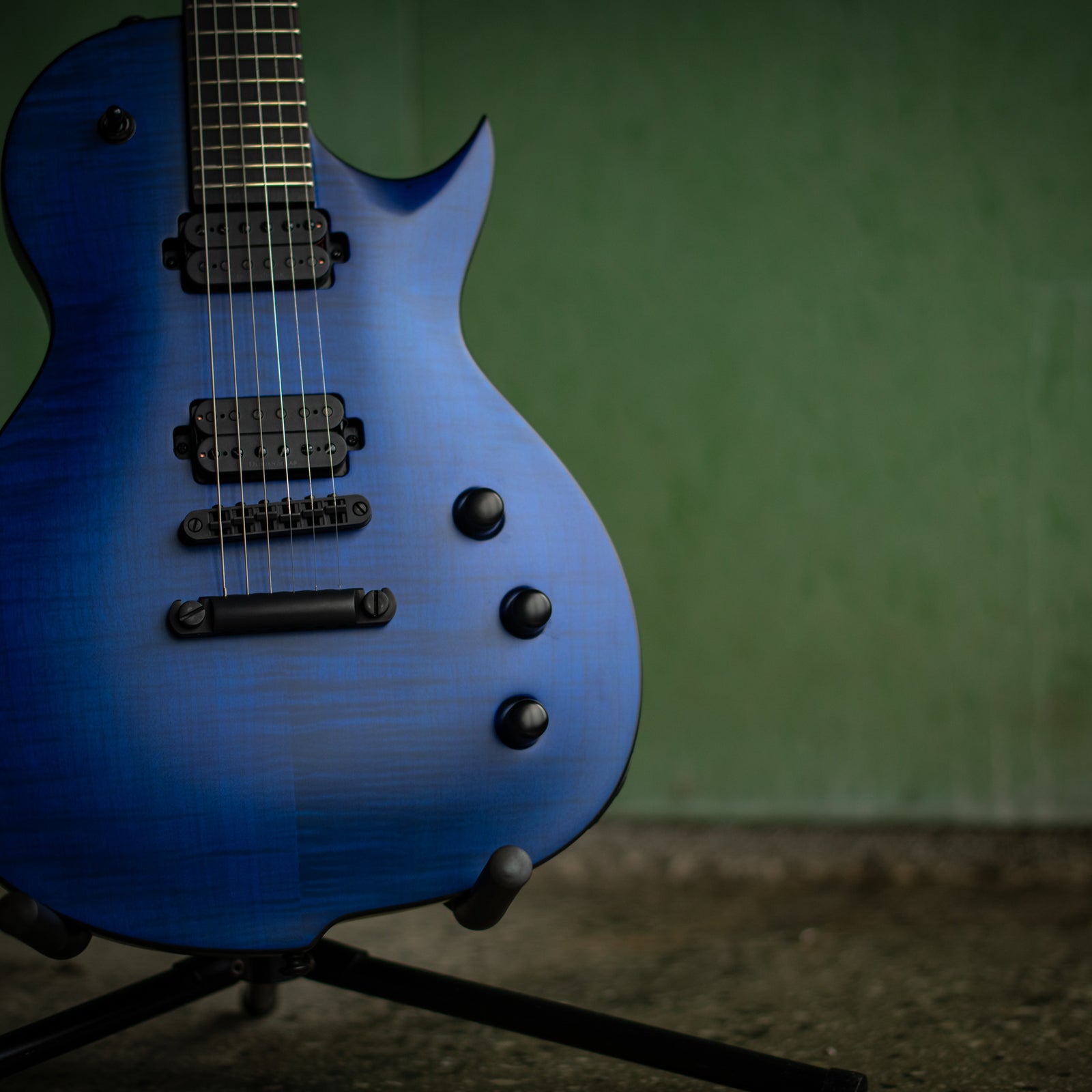 SOLAR GC2.6FBL Electric Guitar - Flame Blue Matte