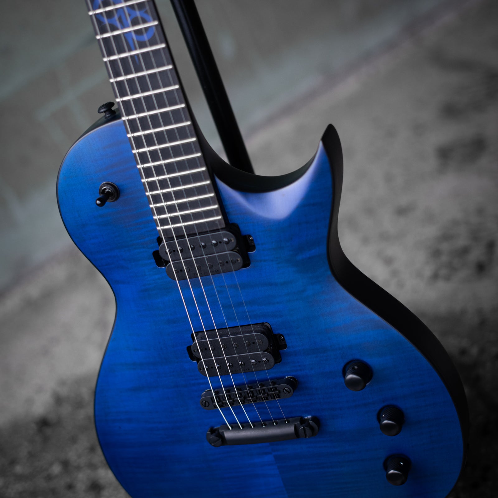 SOLAR GC2.6FBL Electric Guitar - Flame Blue Matte